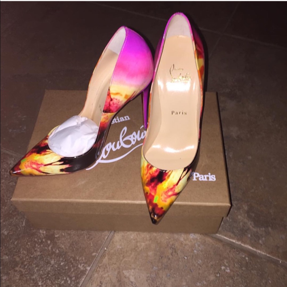Christian Louboutin  tie dye So Kate 38